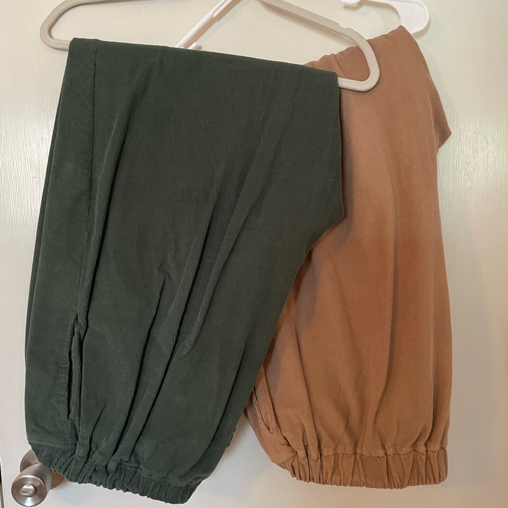 Corduroy long pants